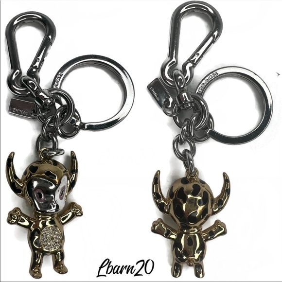 Coach X Wild Beast Emmanuel Keychain Fob Super RARE Gary Baseman Limited Edition - Picture 6 of 6